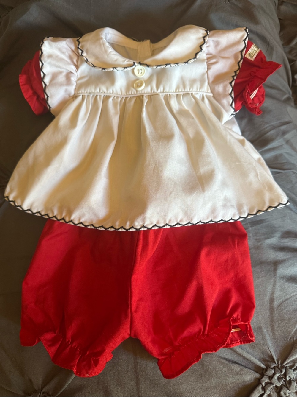 Cabbage Patch Pinafore dress with bloomers